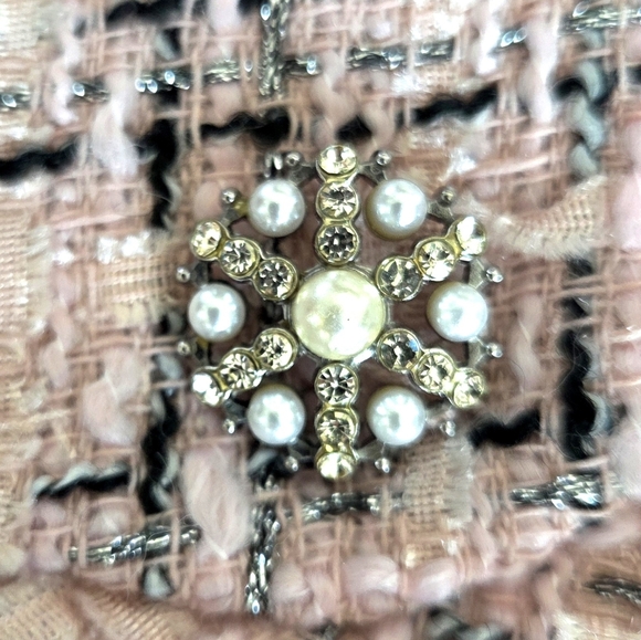 Wild Fable Tweed Boucle Tiny Tank Crop Top & Skort Set Pink NWT Skirt Spring - Picture 6 of 16